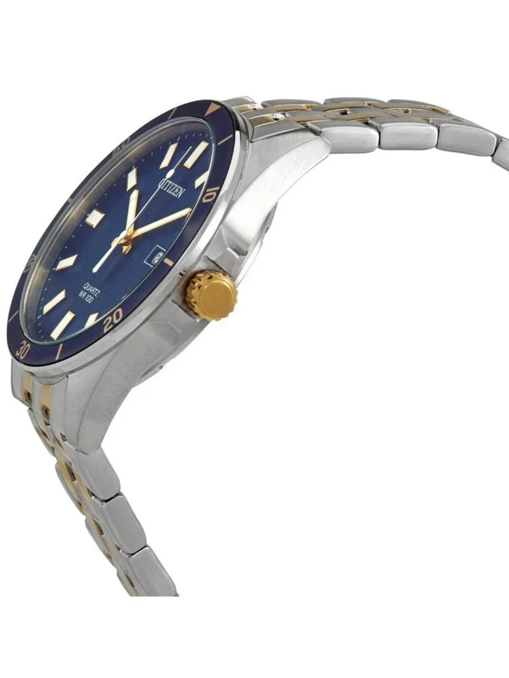 NWT Citizen Quartz Blue Dial Two-tone Men's Watch